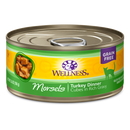 Wellness Cat Complete Health Morsels: Cubes in Rich Gravy Turkey Dinner Grain-Free Canned Cat Food 5.5oz