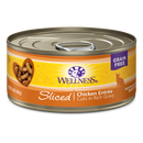 Wellness Cat Complete Health Sliced: Chicken Entree Grain-Free Canned Cat Food 5.5oz