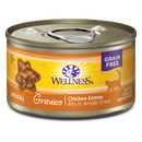 Wellness Cat Complete Health Gravies: Chicken Entree Grain-Free Canned Cat Food 3oz