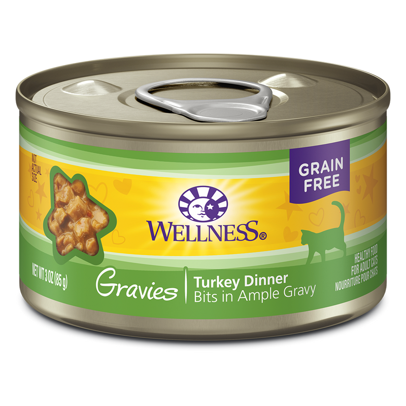 Wellness Cat Gravies Turkey Dinner 3oz