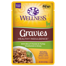 Wellness Healthy Indulgence Gravies: Chicken & Turkey In Gravy Grain-Free Pouch Cat Food 3oz
