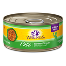 Wellness Cat Complete Health Pate Turkey Grain-Free Canned Cat Food 5.5oz