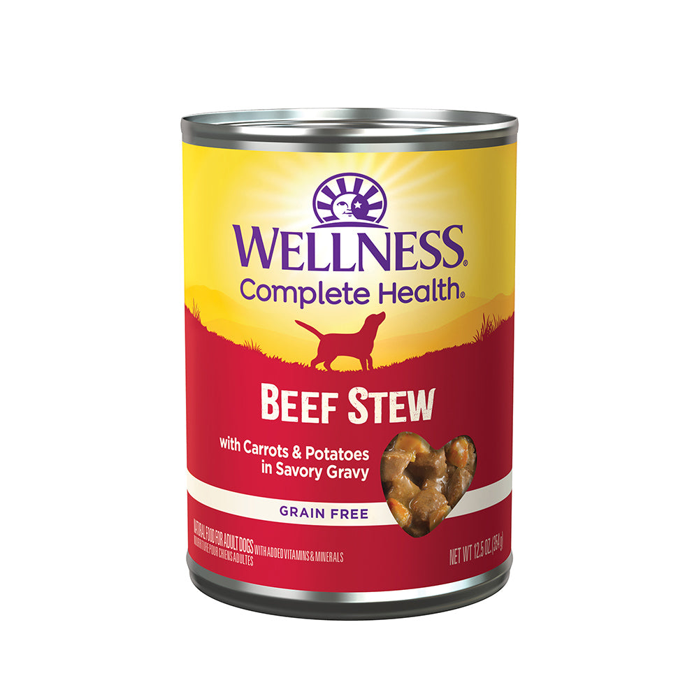 Wellness Dog Complete Health Beef with Carrots & Potatoes Grain-Free Canned Dog Food 12.5oz