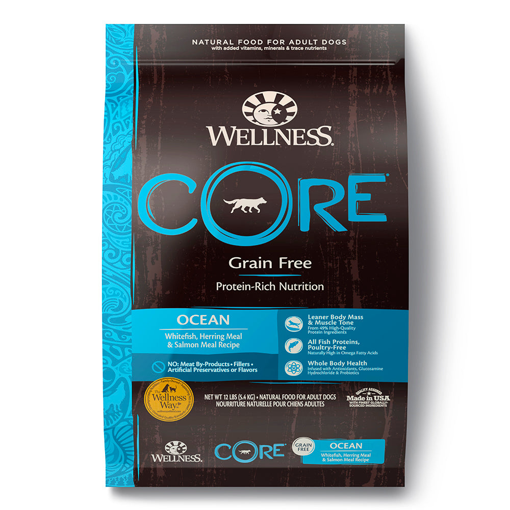 Wellness Dog Core Ocean Grain-Free Dry Dog Food 12lb