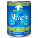 Wellness Dog Simple Lamb & Oatmeal Canned Dog Food 12.5oz