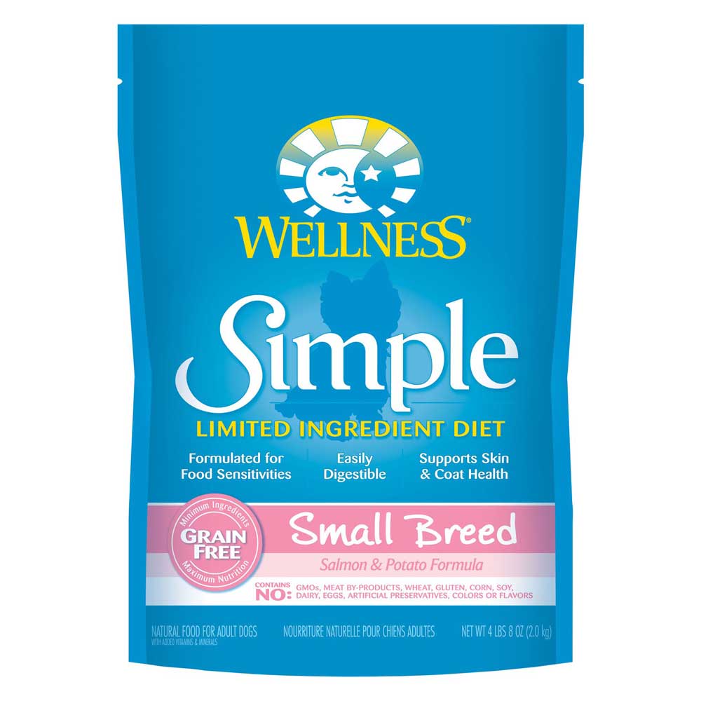 Wellness Dog Simple Limited Ingredient Diet Small Breed Salmon & Potato Dry Dog Food 2kg