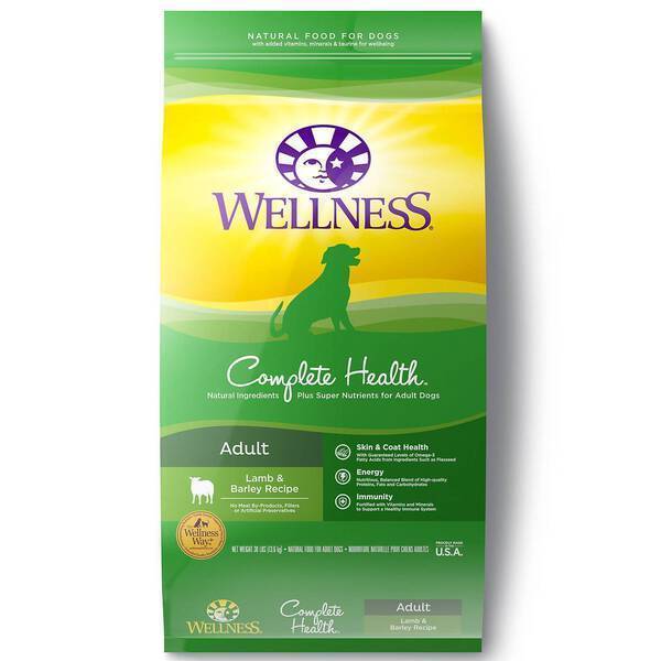 Wellness Dog Complete Health Lamb & Barley Dry Dog Food 30lb