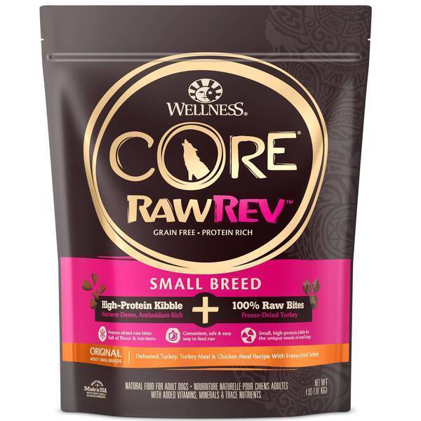 Wellness Dog Core RawRev: Small Breed Original Grain-Free Dry Dog Food 10lb