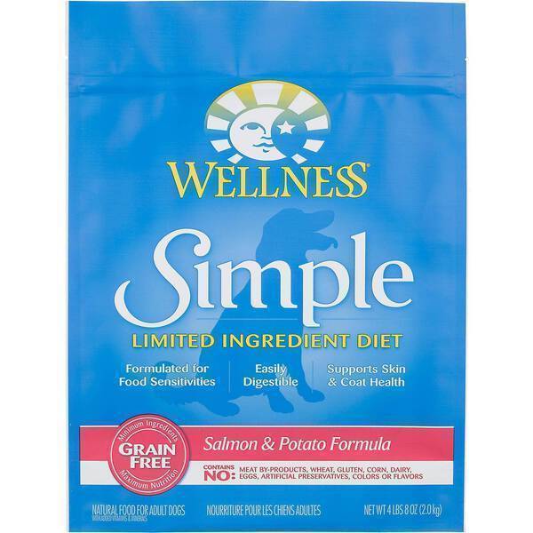 Wellness Dog Simple Solutions Salmon & Potato Dry Dog Food 4lb