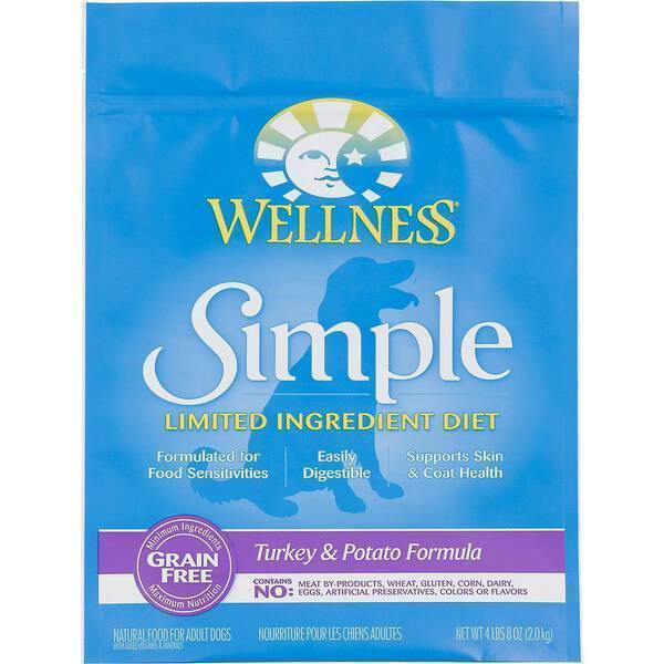 Wellness Dog Simple Solutions Turkey & Potato Dry Dog Food 26lb