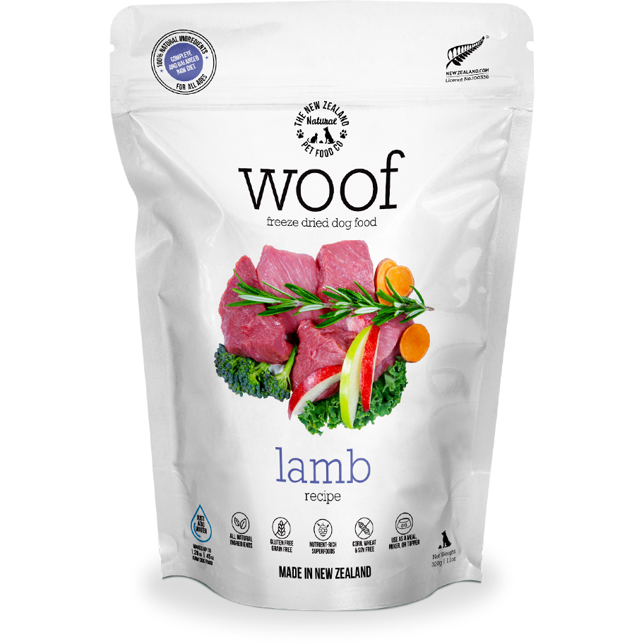 Woof Freeze-Dried Raw Lamb Dog Food 280g