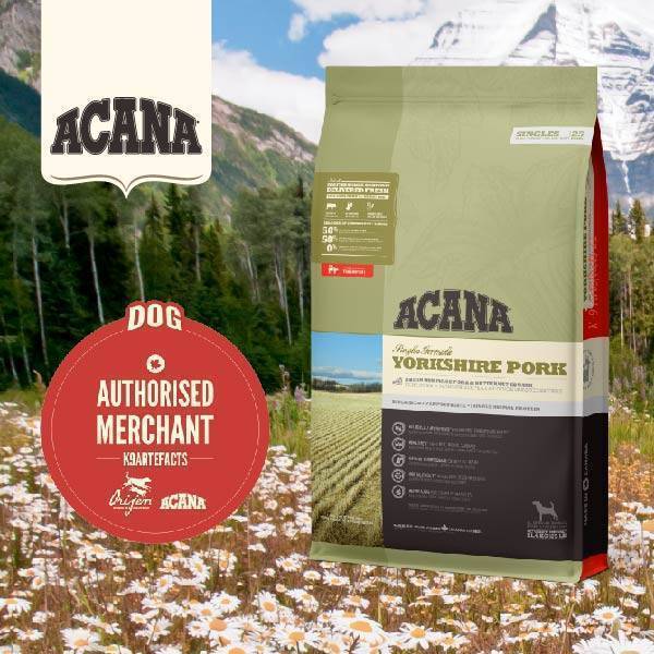Acana Singles Yorkshire Pork Dry Dog Food 11.4kg