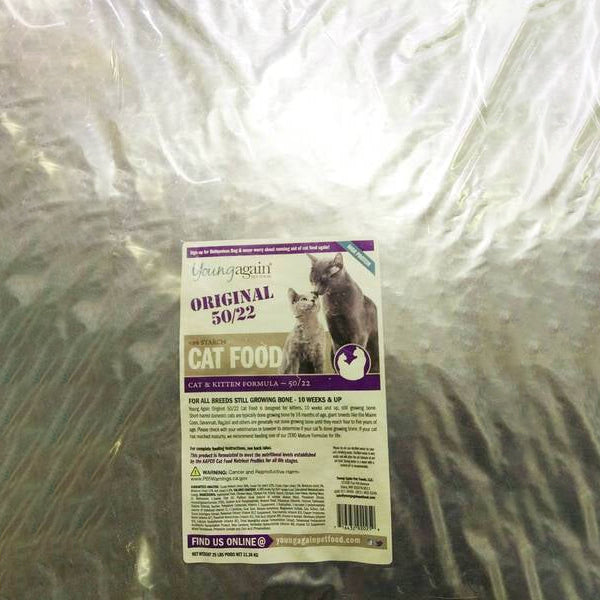 Young Again 50/22 Premium High Protein Cat Food 8lb (EXPIRY 14 OCT 2026)