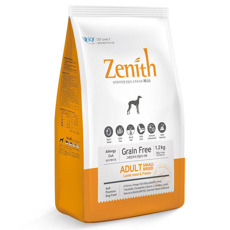 Zenith Soft Premium Dog Adult Food Lamb Potato 1.2kg