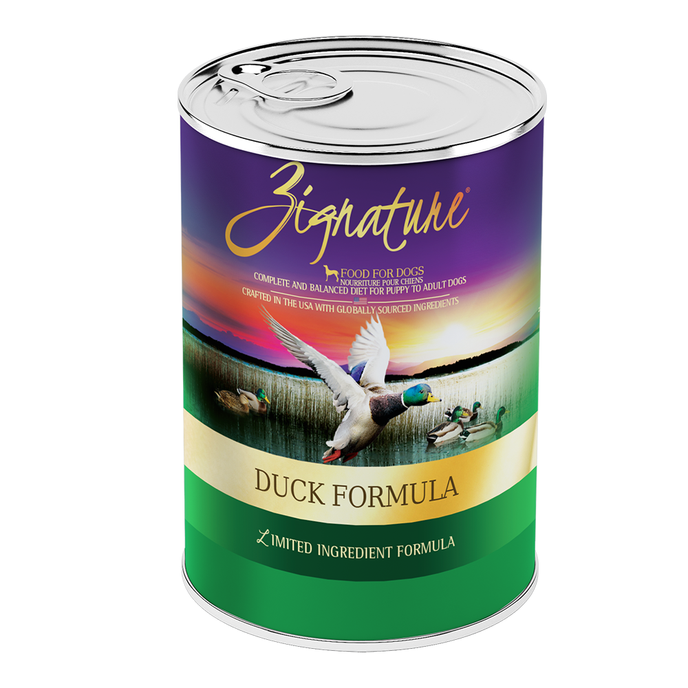 Zignature Dog Canned Food Duck Formula 13oz