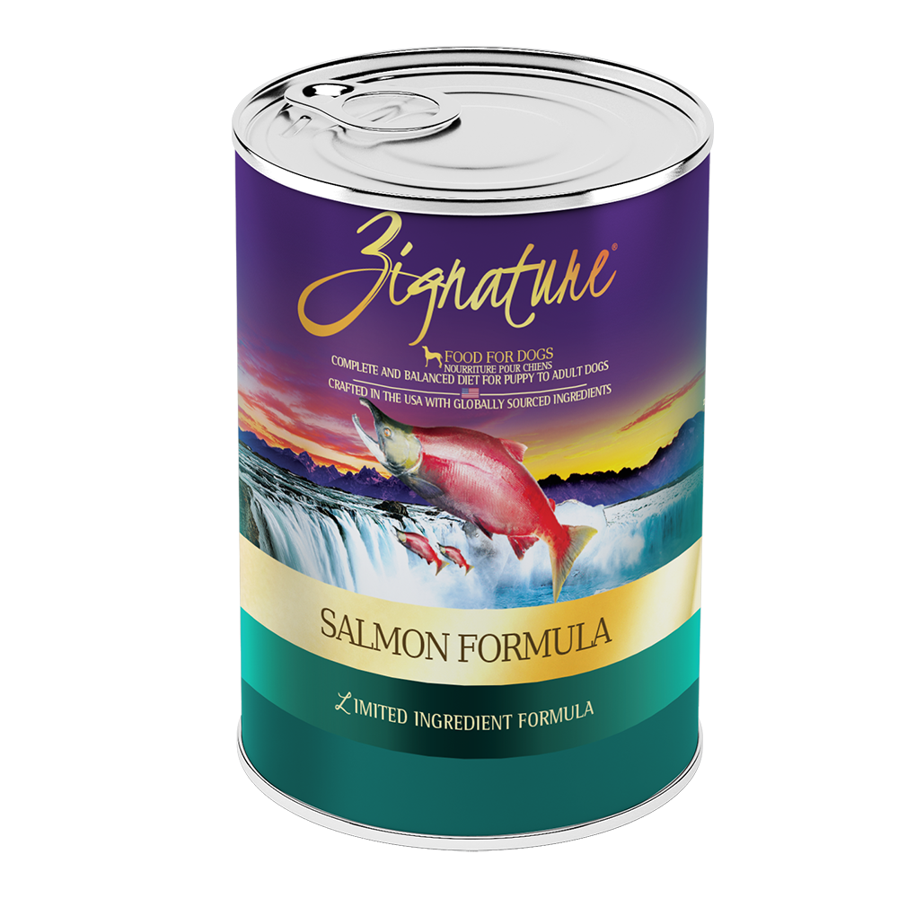 Zignature Dog Canned Food Salmon Formula 13oz