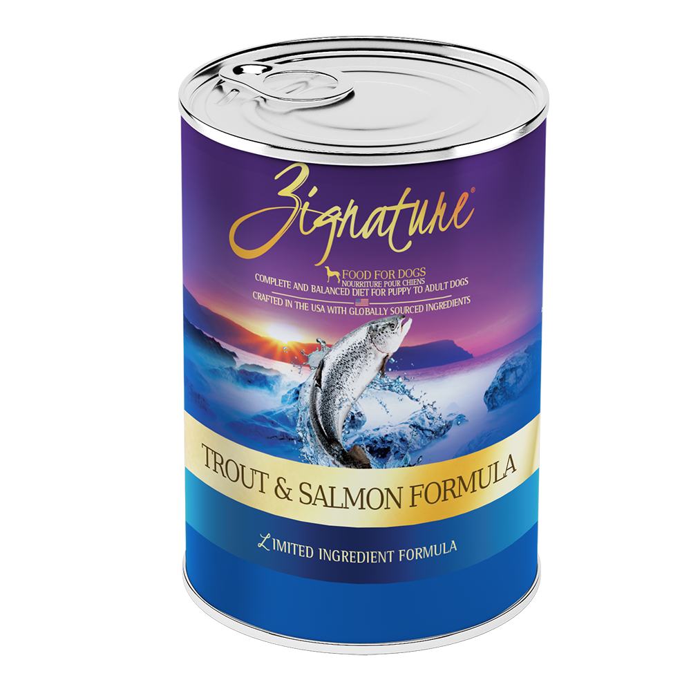 Zignature Dog Canned Food Trout & Salmon Formula 13oz