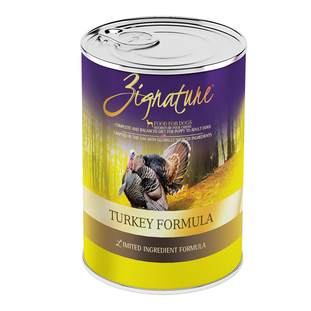 Zignature Dog Canned Food Turkey Formula 13oz