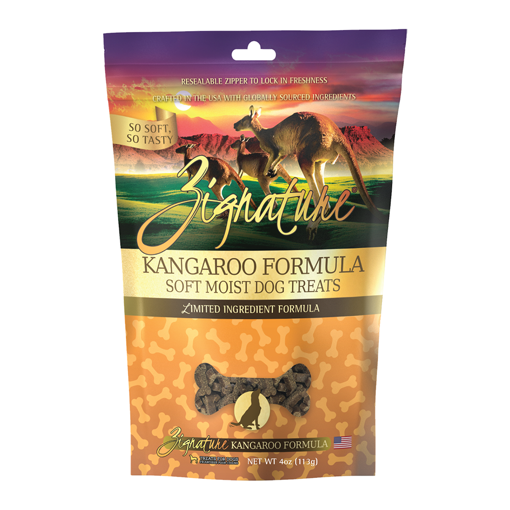 Zignature Dog Treats Soft Moist Kangaroo Formula 113g