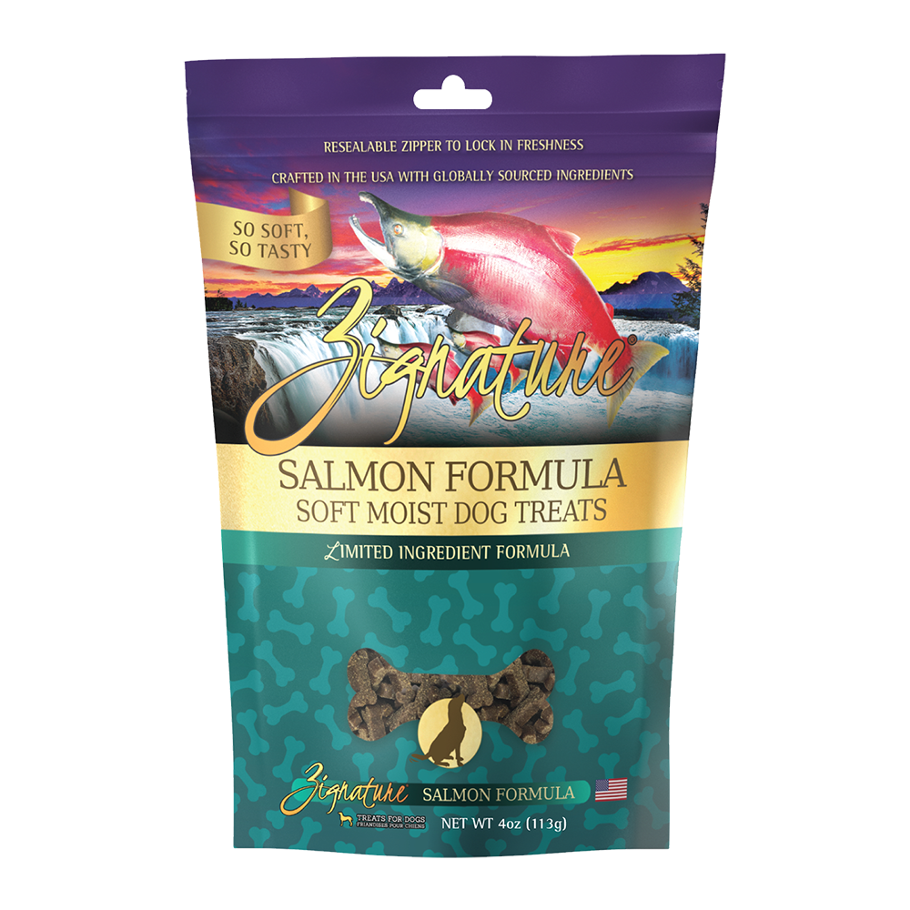 Zignature Dog Treats Soft Moist Salmon Formula 113g