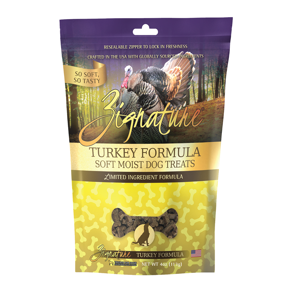 Zignature Dog Treats Soft Moist Turkey Formula 113g