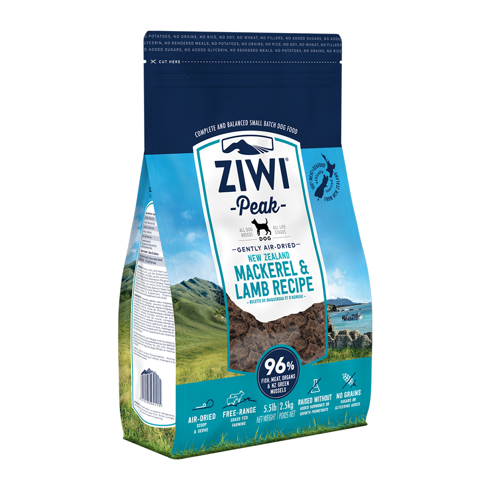 Ziwi Peak Dog Air-Dried Mackerel & Lamb 2.5kg (EXPIRY AUG 2026)