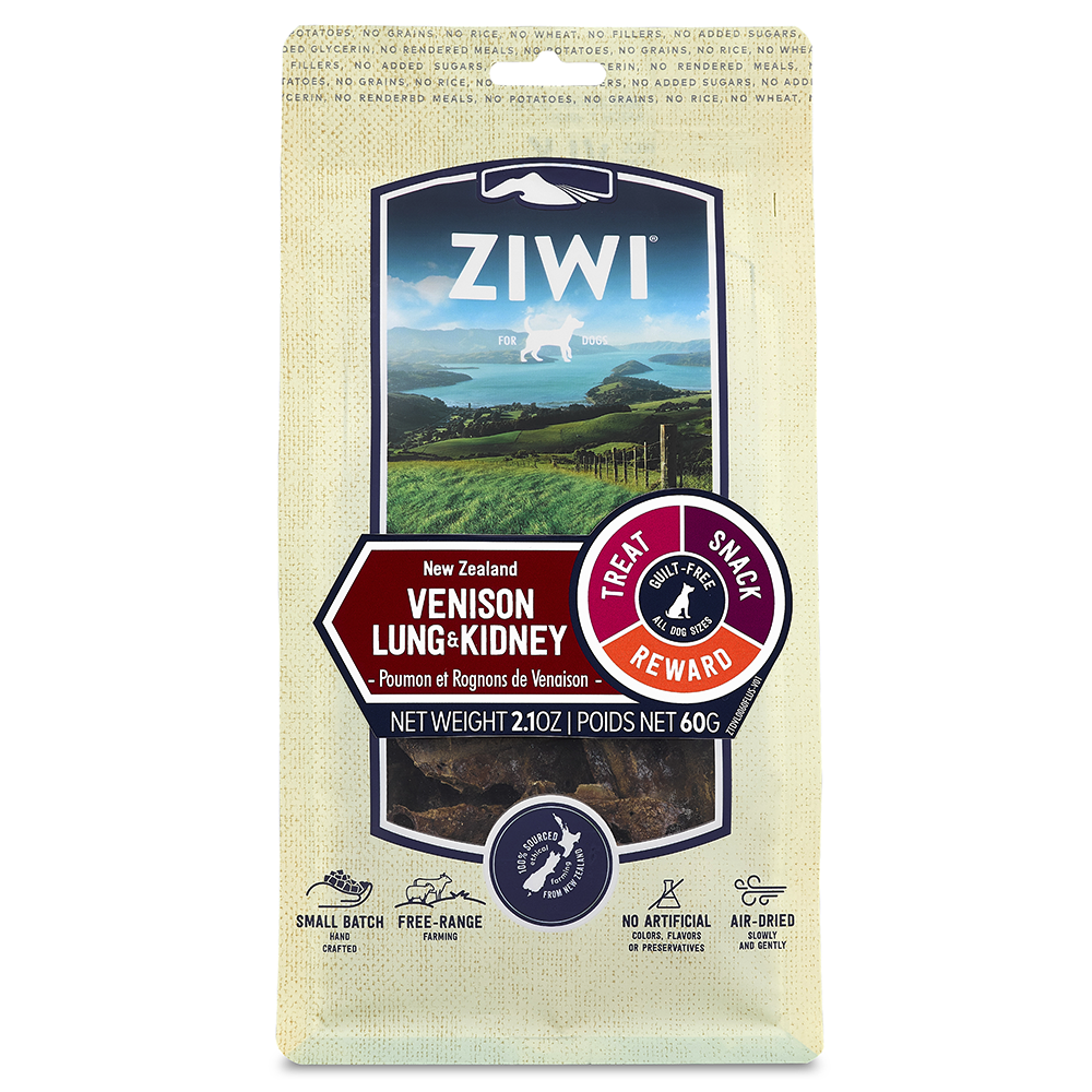 Ziwi Peak Dog Air-Dried Venison Lung & Kidney 60g